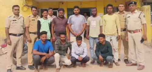 होली त्यौहार पर पेट्रोलिंग पार्टी में तैनात पुलिसकर्मियों पर हमला, 9 आरोपी गिरफ्तार, अन्य फरार आरोपियों की तलाश जारी