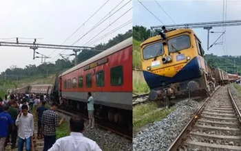 असम में बड़ा ट्रेन हादसा: लोकमान्य तिलक एक्सप्रेस के 8 डिब्बे पटरी से उतरे