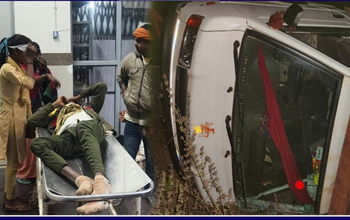 कोरबा में पिकअप पलटने से एक की मौत, 25 लोग घायल: पिकनिक से लौटते वक्त हुआ हादसा