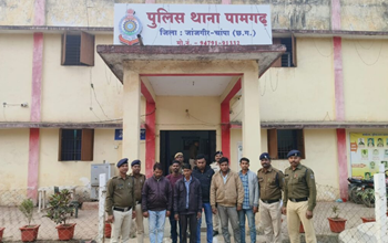सायबर सेल और थाना पामगढ़ की संयुक्त कार्रवाई में मवेशी तस्करी करने वाले 6 आरोपी गिरफ्तार