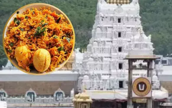 तिरुमाला मंदिर में अंडा बिरयानी खाते श्रद्धालु पकड़े गए, सुरक्षा चूक से मचा बवाल