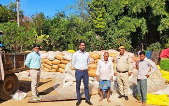 महासमुंद: पिथौरा में प्रशासनिक कार्रवाई, 650 कट्टा अवैध धान जब्त