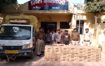बलौदाबाजार पुलिस की बड़ी कार्रवाई: 8 लाख रुपये की अवैध शराब जब्त