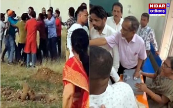 नगरीय निकाय चुनाव में अव्यवस्थाओं से मतदाता नाराज, ईवीएम खराब, फर्जी मतदान को लेकर हंगामा, दो हिरासत में