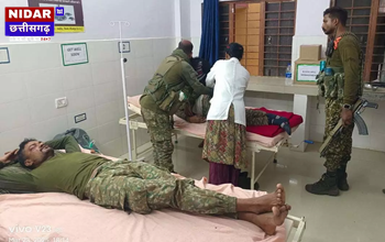 बीजापुर में नक्सली हमला: IED ब्लास्ट में 2 जवान घायल, बैकअप टीम रवाना