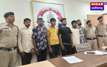 दुर्ग में 6 नशे के सौदागर गिरफ्तार: पुलिस ने 3.2 किलो गांजा किया जब्त, सभी आरोपी जेल भेजे गए