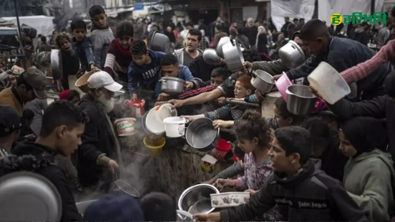 गाजा में भूख से हाहाकार: 22 महीने के युद्ध में 124 मौतें, नमक-पानी पर जी रहे लोग