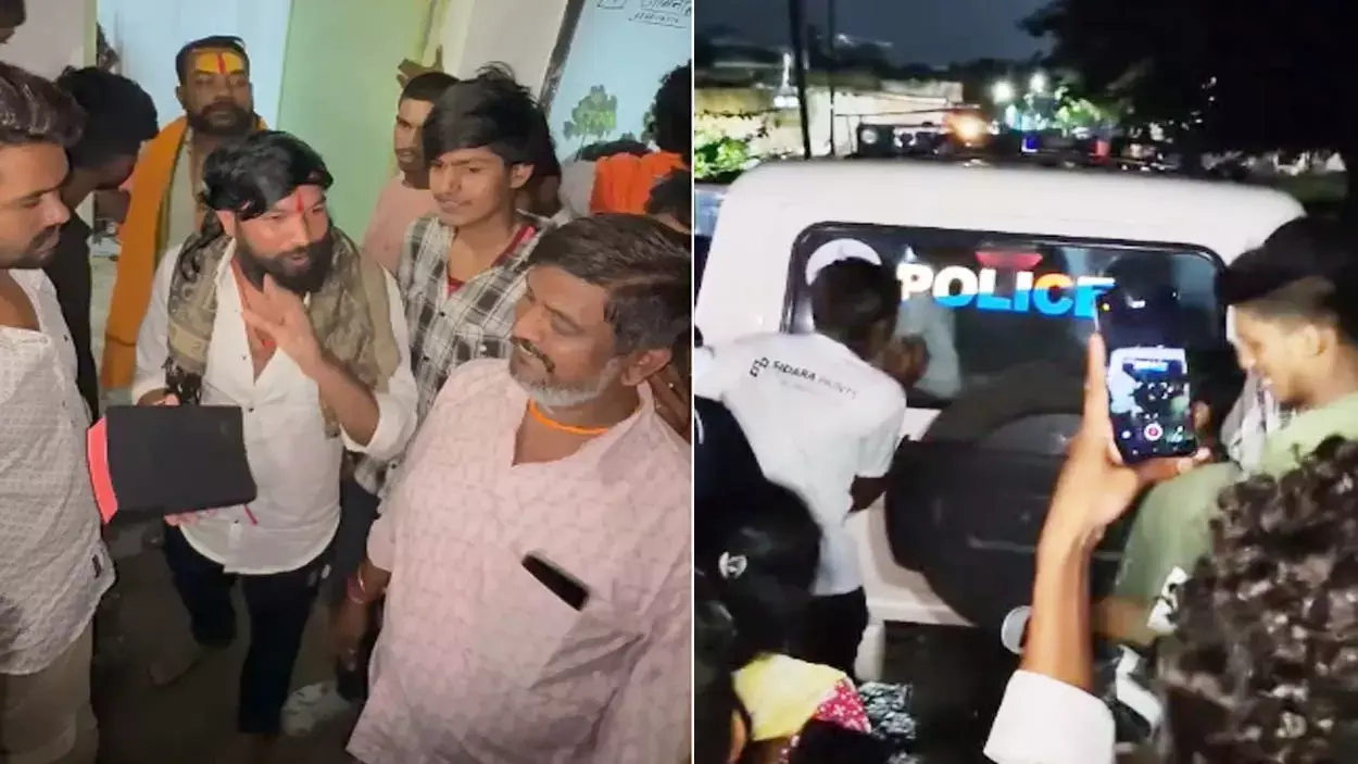 बिलासपुर में धर्मांतरण पर बवाल: प्रार्थना सभा की आड़ में 'ब्रेनवॉश' का आरोप, डॉक्टर पास्टर हिरासत में बिलासपुर: छत्तीसगढ़ के बिलासपुर जिले में रविवार को कथित धर्मांतरण को लेकर भारी हंगामा हो गया। हिंदूवादी संगठनों ने एक प्रार्थना सभा पर धावा बोल दिया, जहां एक महिला पास्टर पर हिंदुओं का 'ब्रेनवॉश' कर धर्म परिवर्तन के लिए उकसाने का आरोप लगाया गया है। सूचना पर पहुंची पुलिस ने पास्टर और उसके सहयोगियों को हिरासत में लेकर पूछताछ शुरू कर दी है। डॉक्टर के घर प्रार्थना सभा, निशाने पर पास्टर यह पूरा मामला सरकंडा थाना क्षेत्र का है। जानकारी के अनुसार, पेशे से डॉक्टर पूनम साहू, जो एक पास्टर भी हैं, ने अपने घर पर एक प्रार्थना सभा का आयोजन किया था। जब हिंदूवादी संगठनों के कार्यकर्ता पुलिस के साथ वहां पहुंचे, तो मौके पर 30 से अधिक हिंदू महिलाएं और बच्चे मौजूद थे। 'चंगाई' के नाम पर ब्रेनवॉश का आरोप हिंदू संगठनों के कार्यकर्ताओं ने आरोप लगाया कि पास्टर पूनम साहू प्रार्थना सभा की आड़ में लोगों का ब्रेनवॉश कर रही थीं। उनका कहना है कि लोगों को बीमारियों से ठीक करने (चंगाई) और अन्य लालच देकर हिंदू धर्म के खिलाफ भड़काया जा रहा था और उन्हें ईसाई धर्म अपनाने के लिए प्रेरित किया जा रहा था। हंगामे के बाद इलाके में तनाव की स्थिति बन गई। पुलिस ने पास्टर को हिरासत में लिया शिकायत मिलने और हंगामे की सूचना पर सरकंडा पुलिस मौके पर पहुंची। पुलिस ने स्थिति को नियंत्रित करते हुए पास्टर पूनम साहू और प्रार्थना सभा में मौजूद उनके कुछ सहयोगियों को पूछताछ के लिए थाने ले गई है। पुलिस मामले की जांच कर रही है और वहां मौजूद लोगों से भी जानकारी जुटा रही है। दुर्ग में भी धर्मांतरण पर हुआ था हंगामा गौरतलब है कि हाल ही में दुर्ग जिले के जामुल थाना क्षेत्र में भी धर्मांतरण के आरोप पर बड़ा बवाल हुआ था। वहां बजरंग दल के कार्यकर्ताओं ने एक चर्च के बाहर जोरदार प्रदर्शन करते हुए आरोप लगाया था कि प्रार्थना सभा की आड़ में लोगों का धर्म परिवर्तन कराया जा रहा है।