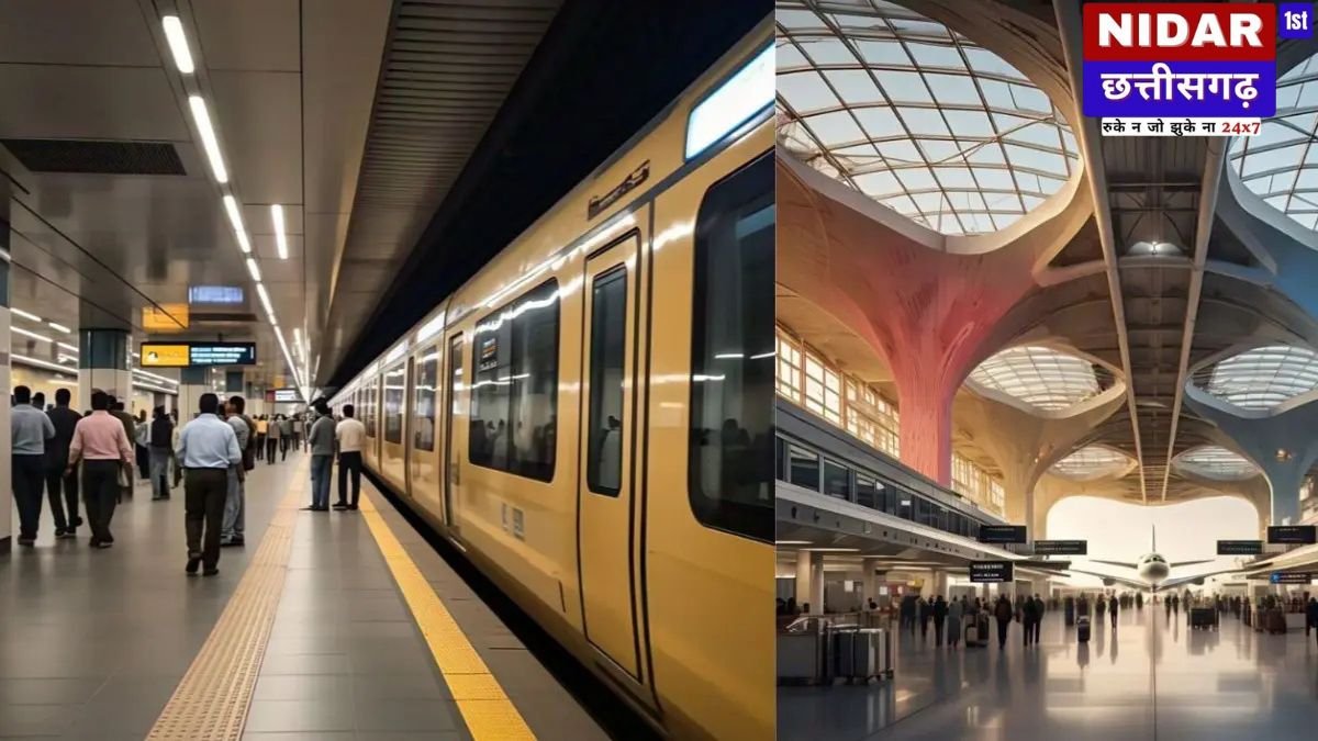 IGI एयरपोर्ट पर अब सफर होगा सुपरफास्ट: नई 'गोल्डन लाइन' से सिर्फ 10 मिनट में जुड़ेंगे टर्मिनल 1 और 3