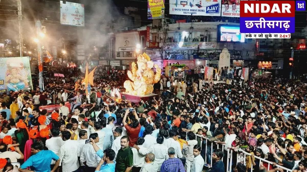 रायपुर में गणेश विसर्जन की भव्य तैयारियां पूरी: 8 सितंबर को निकलेंगी झांकियां, कुंड में विसर्जन 6 सितंबर से शुरू