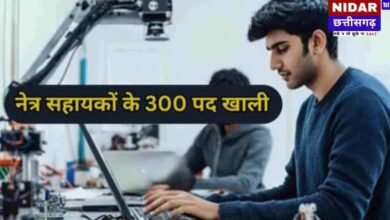छत्तीसगढ़ में स्वास्थ्य संकट: 25 साल बाद भी नहीं बना नेत्र सहायक ट्रेनिंग सेंटर, 300 पद खाली