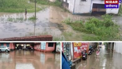 कांकेर में बारिश ने खोली 'विकास' की पोल: जलमग्न सड़कें और कार्यालय, जनता बेहाल!
