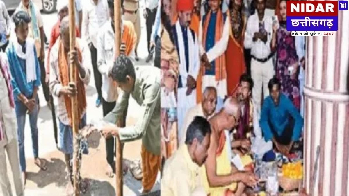 बस्तर दशहरा 2025: डेरी गड़ाई की रस्म के साथ रथ निर्माण का भव्य शुभारंभ