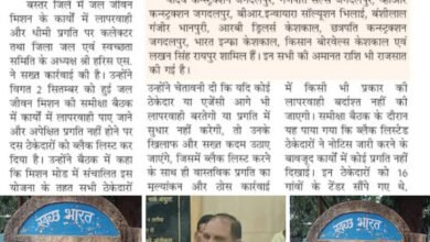 जल जीवन मिशन में 'काले' कारनामे: कांकेर में भ्रष्टाचार की आशंका