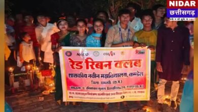 2,100 दीपों से जगमगाया कंडेल कॉलेज परिसर, स्वदेशी और समाज सेवा का संदेश लेकर मना दीपोत्सव