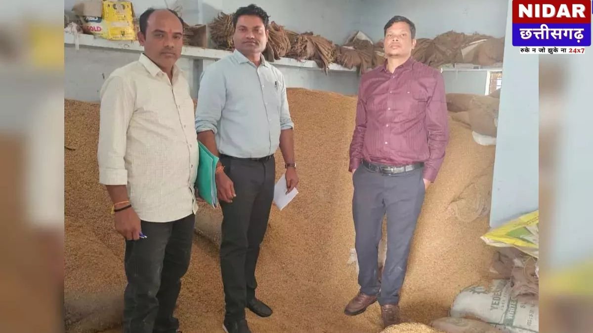 बलौदाबाजार: अवैध धान पर अब तक की सबसे बड़ी 'स्ट्राइक', 349 क्विंटल धान जब्त, गोदाम भी किया सील