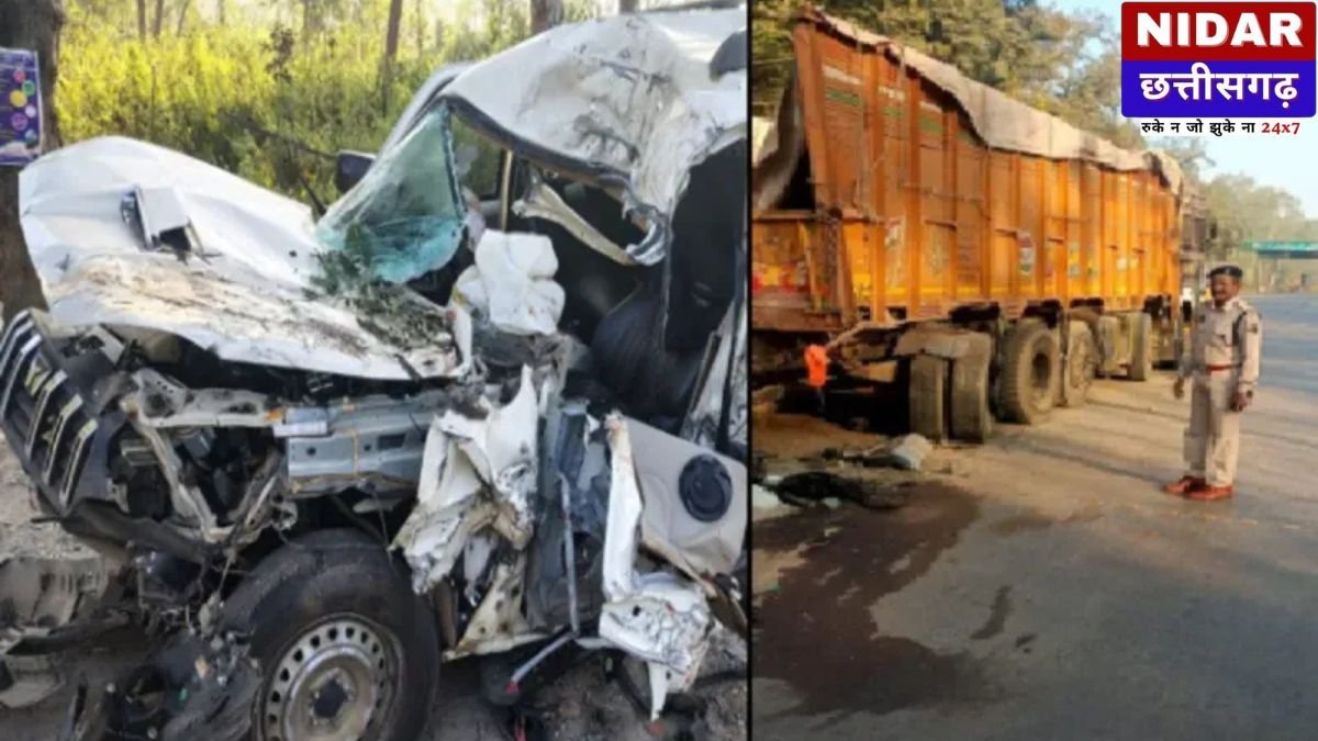 CG Accident: कोंडागांव में रफ्तार का कहर, खड़ी ट्रक में जा घुसी स्कॉर्पियो; 5 युवकों की दर्दनाक मौत, 2 की हालत गंभीर