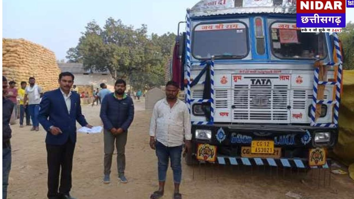 धान मंडी में 'ओवरलोड' का खेल: तहसीलदार ने रंगे हाथों पकड़ा, राइस मिल मालिक की मनमानी पर लगा ब्रेक