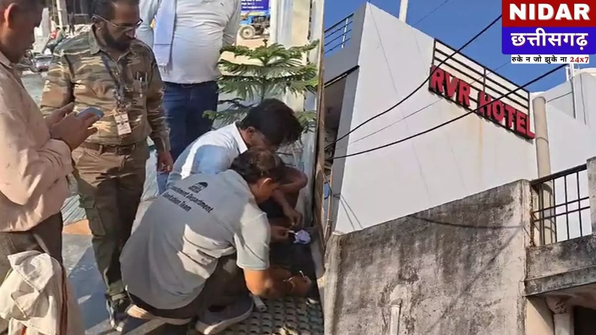 बिलासपुर: रिहायशी इलाके में चल रहे अवैध OYO होटल पर निगम का कड़ा एक्शन, सील की गई बिल्डिंग