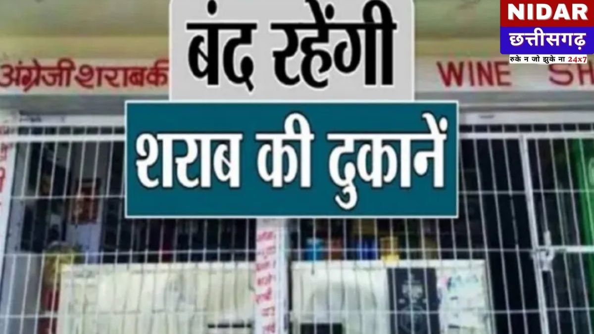 26 जनवरी को 'ड्राई डे' का ऐलान: छत्तीसगढ़ के इस जिले में बंद रहेंगी तमाम शराब दुकानें, कलेक्टर ने जारी किया आदेश