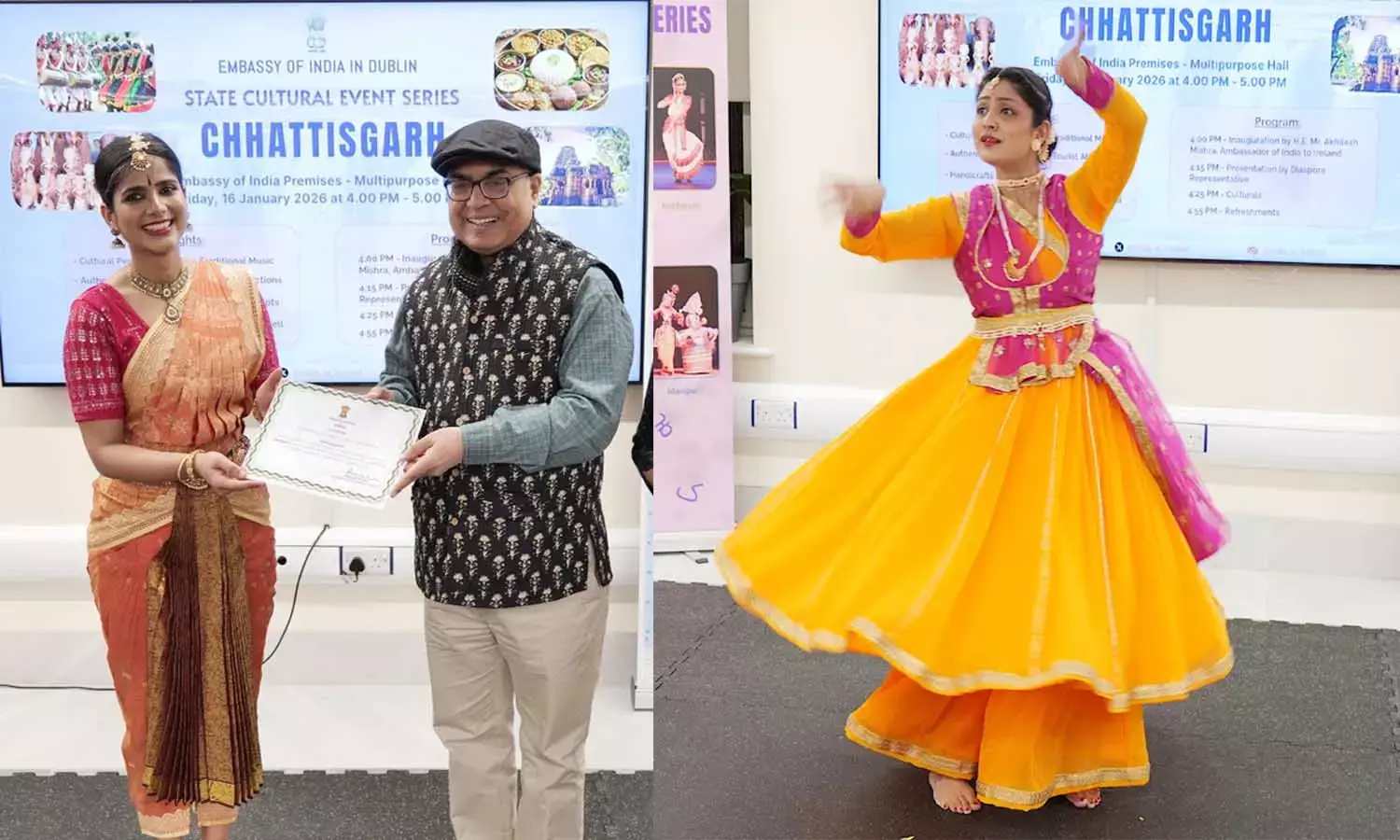 आयरलैंड में गूँजी छत्तीसगढ़ की लोक संस्कृति: डबलिन में दिखा राज्य की कला का जादू, सीएम साय ने जताया गर्व