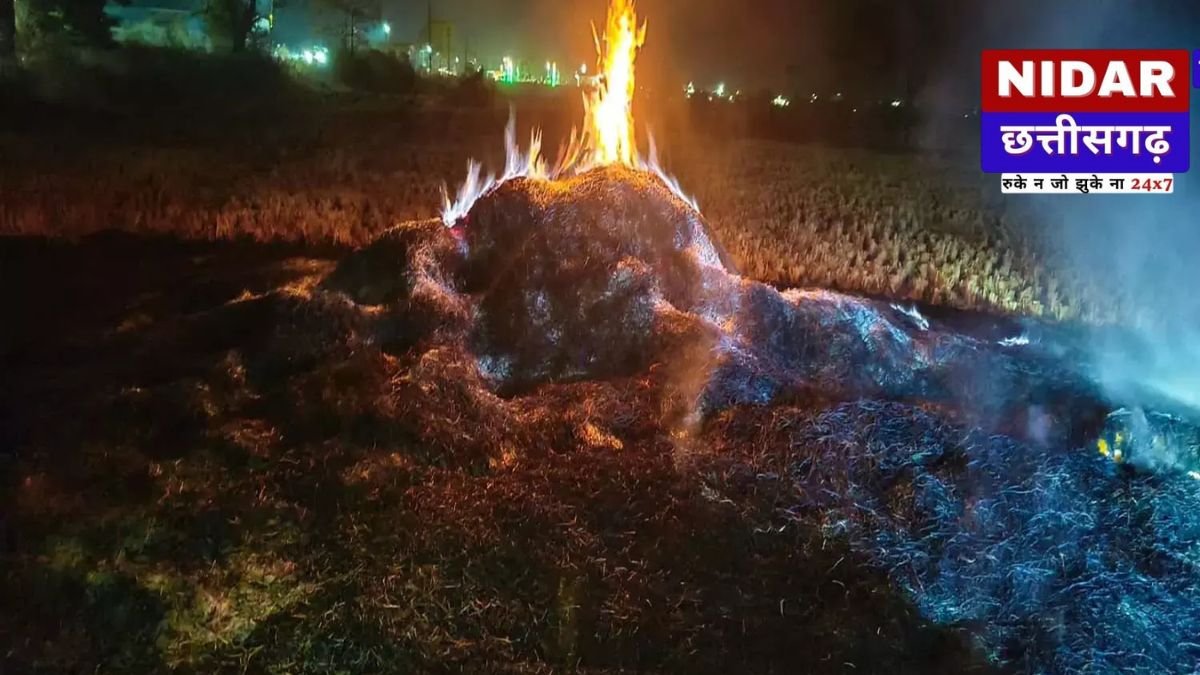 Jashpur News: पुआल के ढेर में जलकर युवक की दर्दनाक मौत; हिसाब करने निकला था घर से, अब सुलझेगी मौत की गुत्थी?