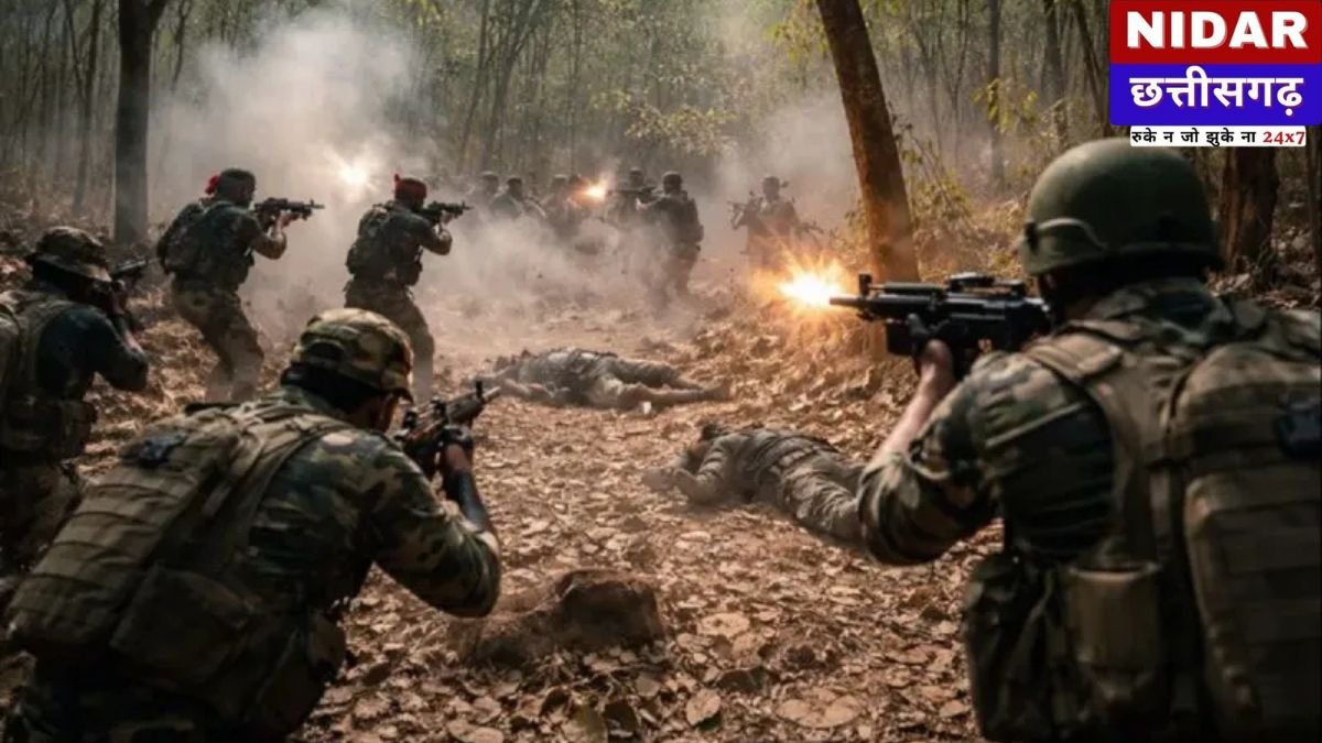 CG News Today: बीजापुर में सुरक्षाबलों की बड़ी कार्रवाई: मुठभेड़ में 5 नक्सली ढेर, जंगलों में सर्च ऑपरेशन जारी