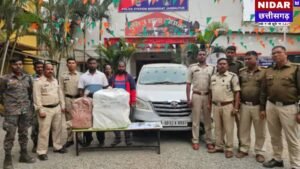 जगदलपुर पुलिस की बड़ी कार्रवाई: ओडिशा से आ रहा 21 लाख का गांजा जब्त, पिस्टल के साथ दो अंतरराज्यीय तस्कर गिरफ्तार