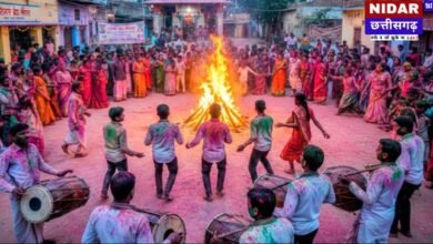 धमतरी का अनोखा गांव 'सेमरा': जहां देश से एक सप्ताह पहले ही सज जाता है होली का गुलाल