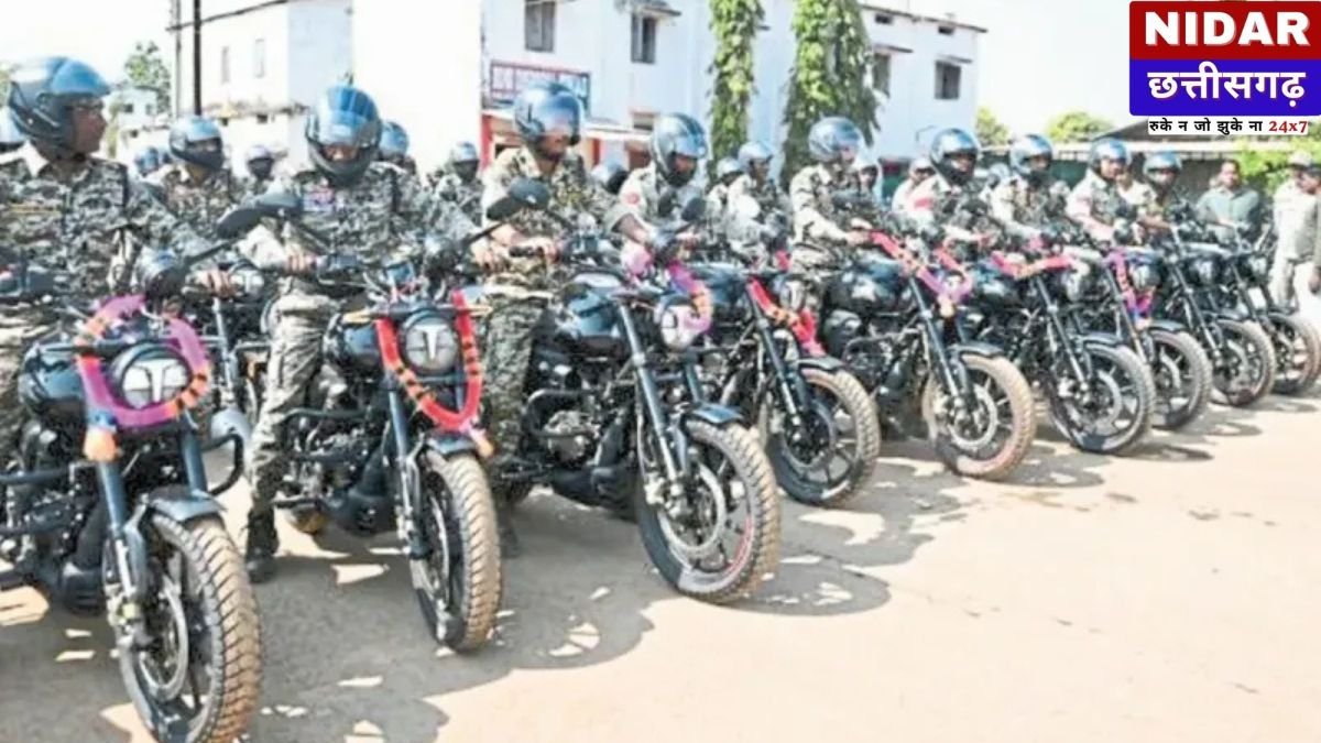 नक्सलवाद पर प्रहार: अबूझमाड़ के जंगलों में गरजेंगी 200 हाई-टेक बाइकें, सुरक्षा बलों को मिली 'सुपर पावर'