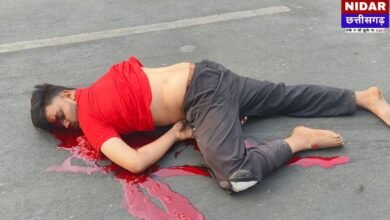 भिलाई में रफ्तार का कहर: सेक्टर-4 में भीषण सड़क हादसा, अनियंत्रित होकर पेड़ से टकराई बाइक