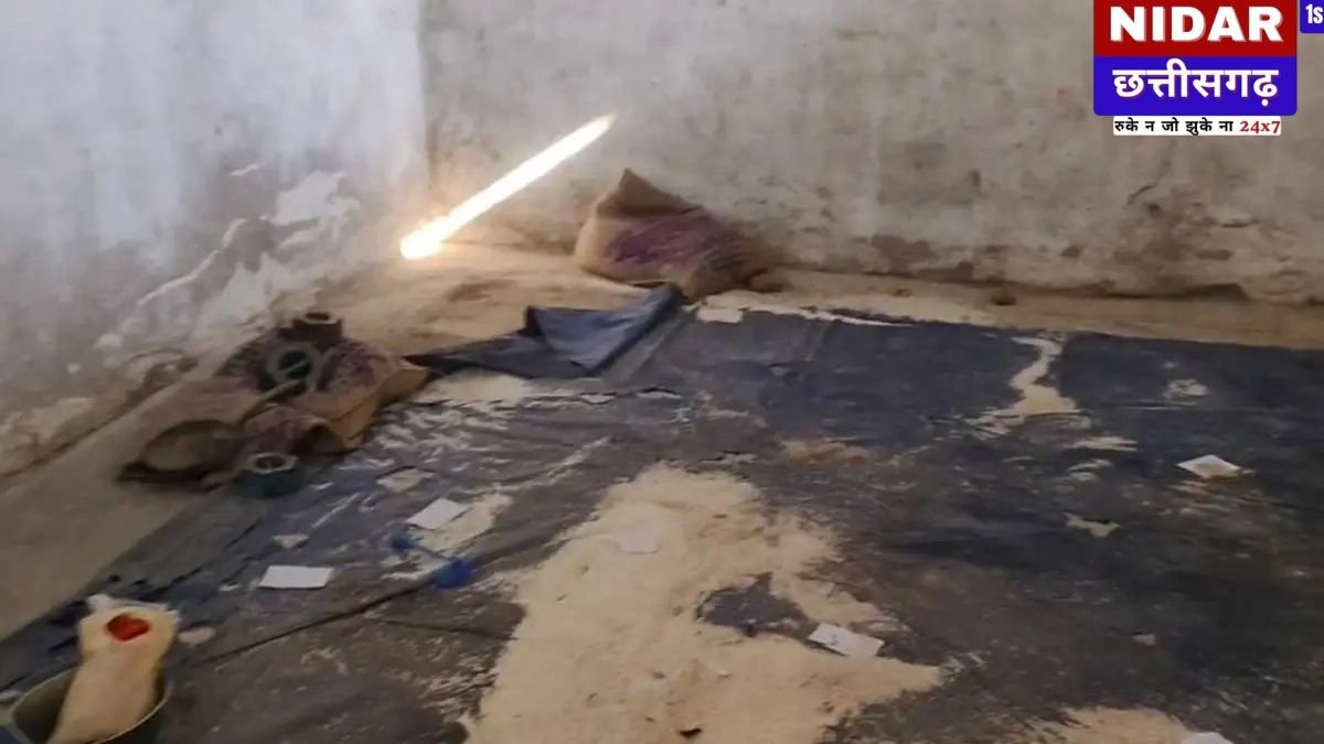 सरकारी राशन दुकान पर चोरों का धावा, गरीबों के हक का 26 क्विंटल चावल पार