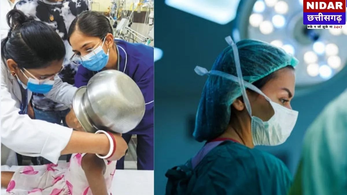 बिलासपुर: खेल-खेल में मासूम के सिर में फंसी स्टील की गगरी, सिम्स के डॉक्टरों ने चमत्कारिक ढंग से बचाई जान