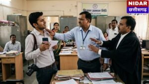 लोकतंत्र के चौथे स्तंभ पर प्रहार: छत्तीसगढ़ में सवाल पूछने पर पत्रकार की पिटाई, प्रशासनिक गलियारे में हड़कंप