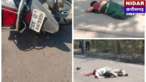 कोरबा में रफ्तार का कहर: नकटिखार बायपास पर भीषण सड़क हादसा, दशगात्र जा रहे दंपत्ति की दर्दनाक मौत