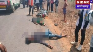 Surajpur Road Accident: कुल्लू घाट पर बुलडोजर से नवविवाहित जोड़ा कुचला गया; मृतकों में गर्भवती पत्नी भी शामिल है।