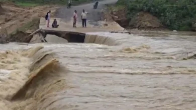 15 लाख की लागत से बना रपटा पहली बारिश में ही बह गया, ग्रामीणों में आक्रोश