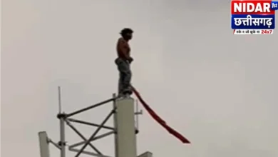 अंडा नहीं मिला तो चढ़ गया मोबाइल टावर पर! अंबिकापुर के लखनपुर की हैरान करने वाली घटना