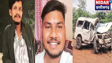 दुर्ग में तेज रफ्तार कार पेड़ से टकराई, मटकी फोड़ कार्यक्रम से लौट रहे दो दोस्तों की मौत