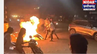 भिलाई: पीएम मोदी के जन्मदिन पर पुतला दहन के दौरान बवाल, पुलिस से झूमाझटकी और FIR दर्ज