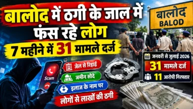 बालोद में ठगी के जाल में फंस रहे लोग, 7 महीने में 31 मामले दर्ज