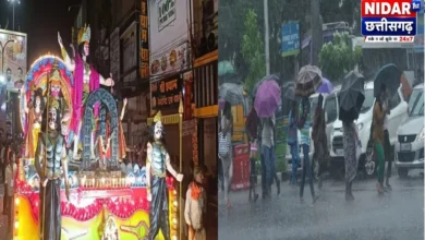 राजनांदगांव में भारी बारिश से गणेश झांकी रद्द, आयोजकों ने लिया सुरक्षा का फैसला