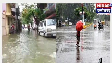 रायपुर में बारिश से सड़कें बदहाल, गड्ढों-जलभराव से बढ़ा हादसों का खतरा, जानें आज का मौसम