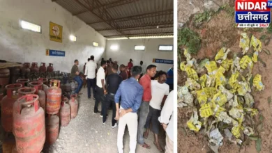 सरगुजा के उदयपुर में गैस गोदाम पर छापा, 42 भरे सिलेंडरों की सील टूटी मिली