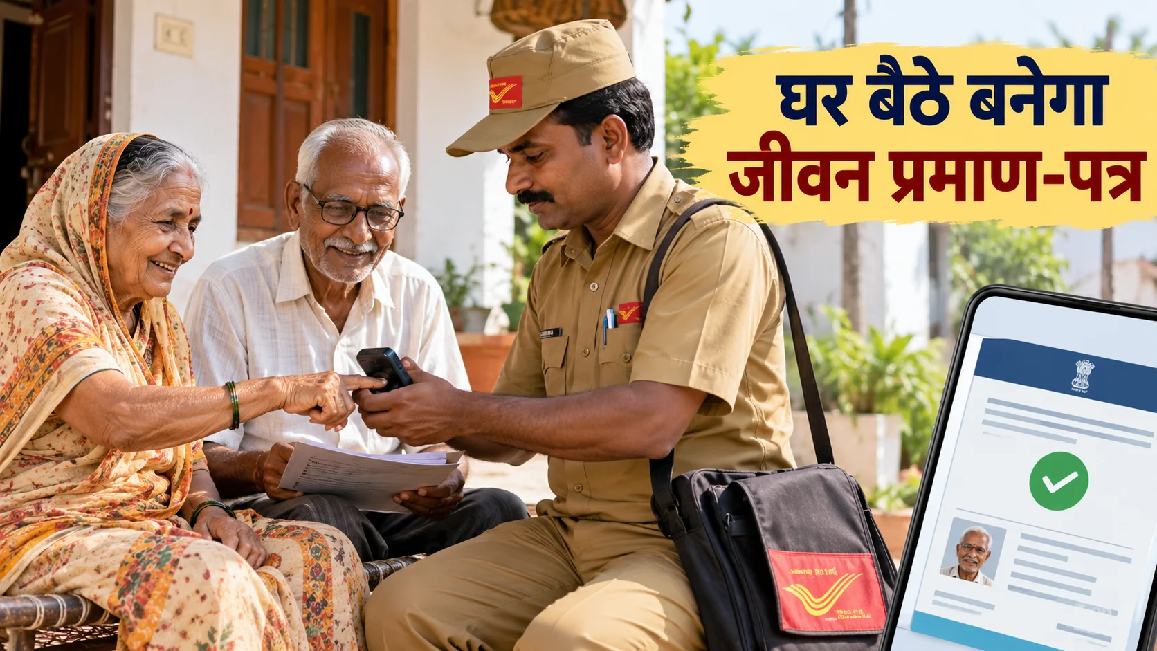 Life Certificate: घर बैठे 70 रुपए में बनेगा डिजिटल जीवन प्रमाण-पत्र