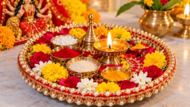नवरात्रि पूजा थाली सजाने के 7 आसान तरीके, घर पर पाएं खास लुक