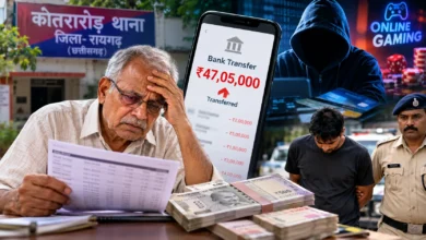 रायगढ़ में रिटायर्ड शिक्षक से 47 लाख की ठगी, परिचित गिरफ्तार