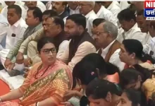 स्मृति ईरानी छत्तीसगढ़ दौरे पर: भाजपा कार्यालय में सिर्फ बुलाए गए लोगों को एंट्री
